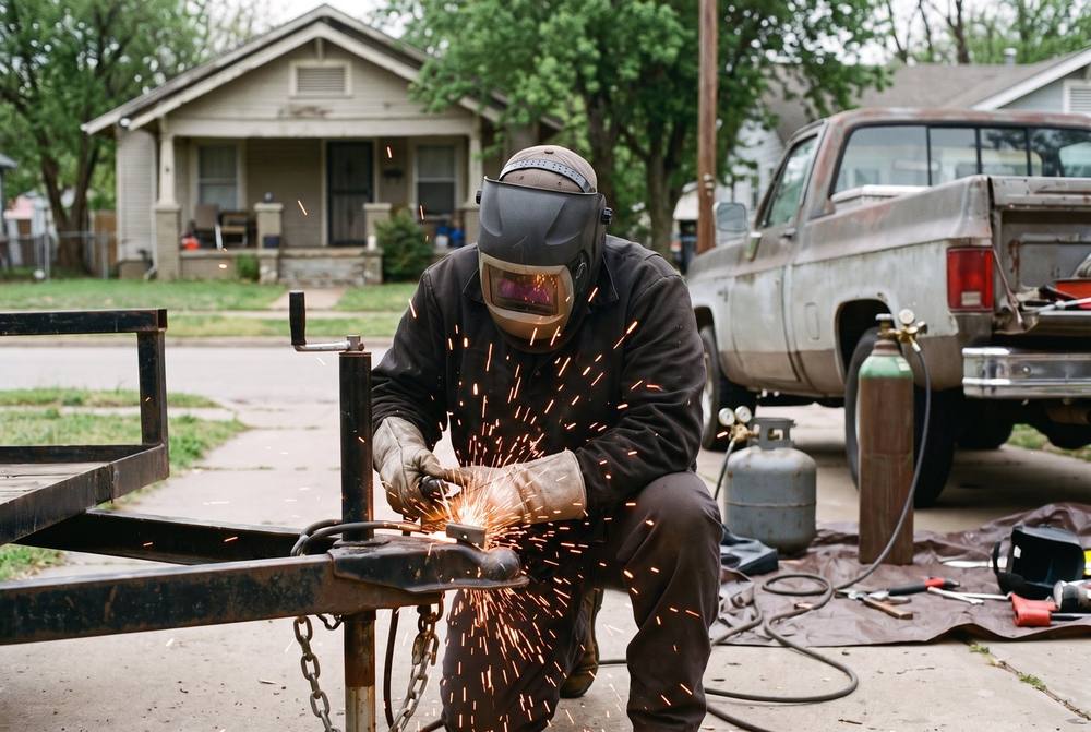 Welding broken parts